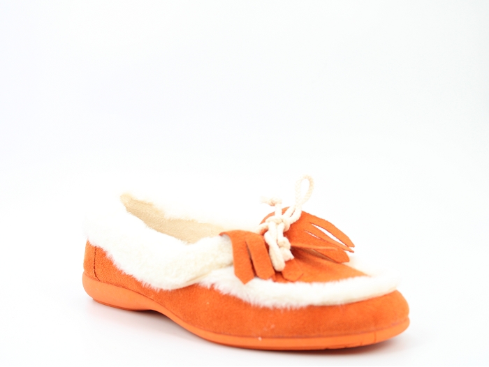 Soir et matin chaussons chenoa orange2370502_2