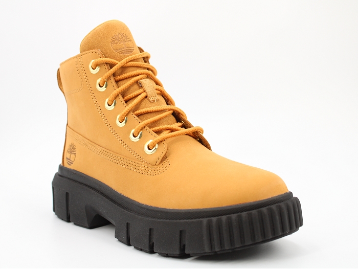 Timberland botte et bottine greyfield boot leather jaune2377202_2