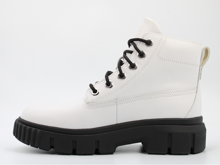 Timberland botte et bottine greyfield boot leather blanc2377203_3