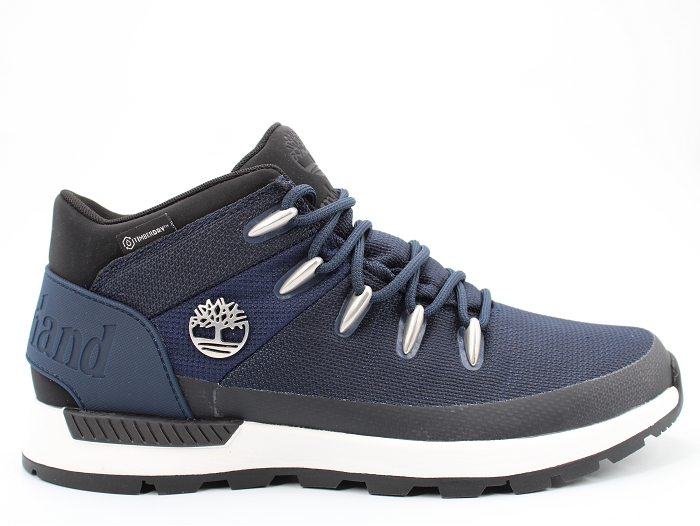 Timberland botte et bottine sprint trekker mid fabric wp bleu