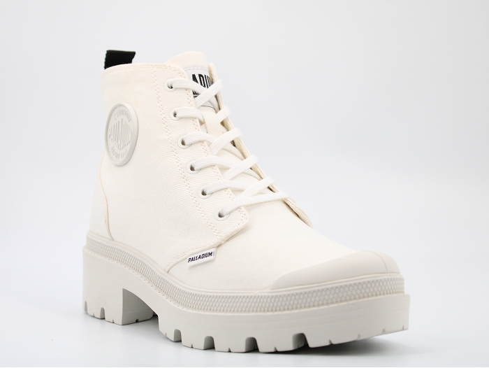 Palladium botte et bottine pallabase twill blanc2396001_2