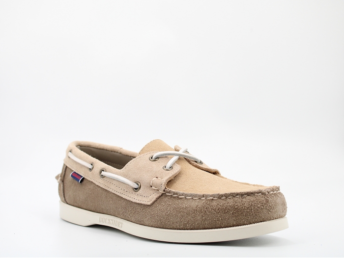 Sebago bateau docksides portland jib beige2398502_2