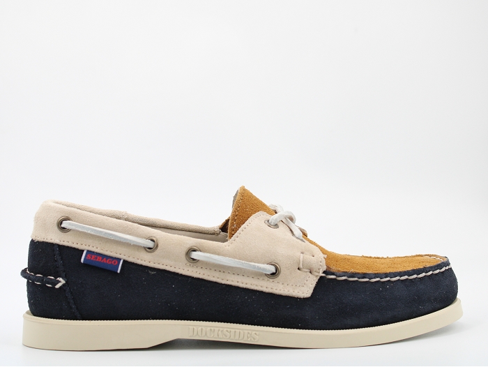 Sebago bateau docksides portland jib bleu