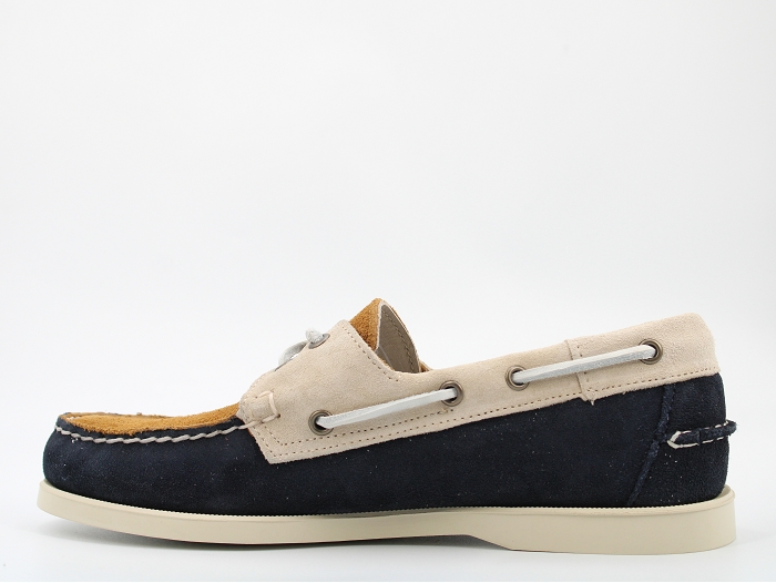 Sebago bateau docksides portland jib bleu2398503_3