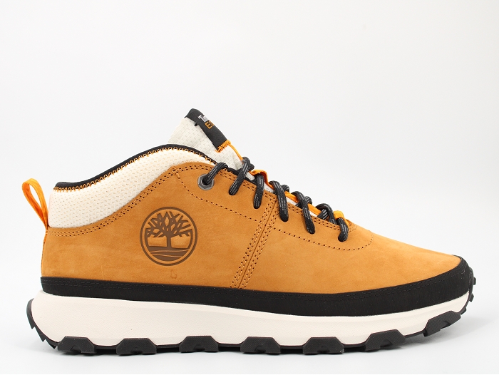 Timberland botte et bottine winsor trail mid jaune