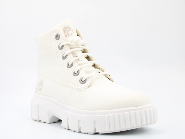 Timberland botte et bottine greyfield boot fabric blanc2400302_2