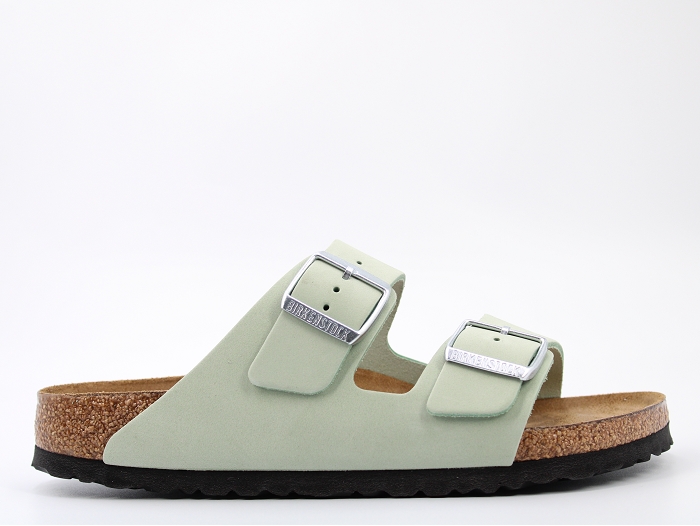 Birkenstock mule arizona nubuck vert