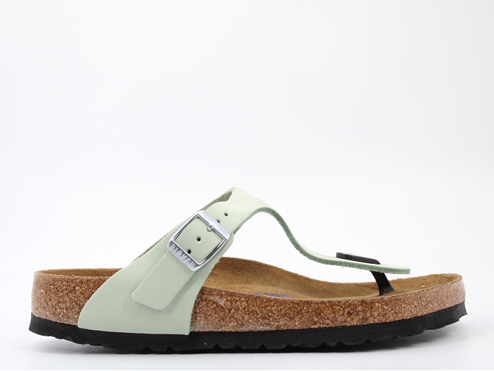 Birkenstock mule gizeh nubuck vert