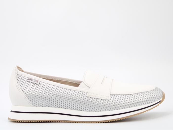 Mephisto mocassin lya argent