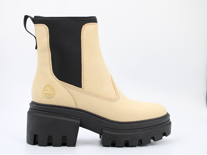 Timberland botte et bottine everleigh chelsea ecru