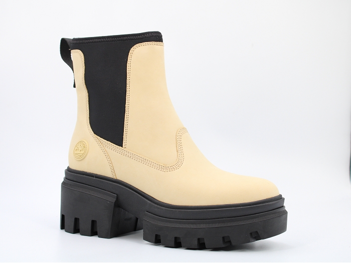 Timberland botte et bottine everleigh chelsea ecru2413702_2