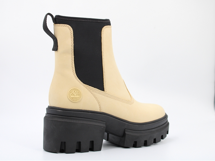 Timberland botte et bottine everleigh chelsea ecru2413702_4