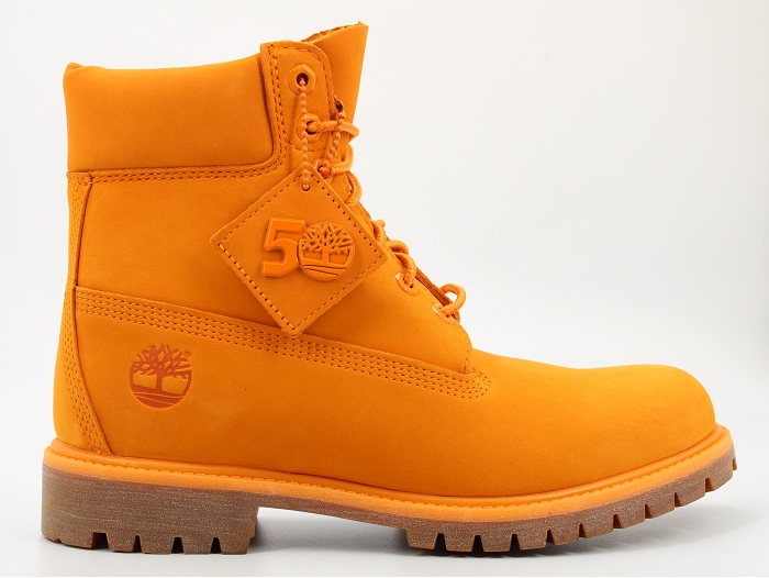 Timberland botte et bottine 6 boot 50 anniversary orange