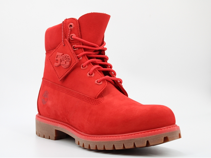 Timberland botte et bottine 6 boot 50 anniversary rouge2414704_2