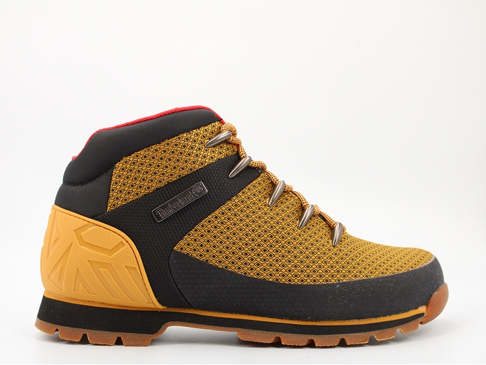 Timberland botte et bottine euro sprint fabric wp jaune