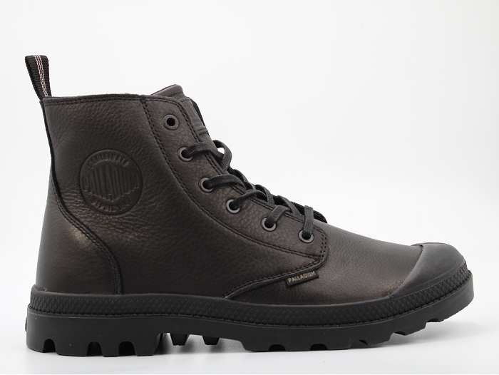 Palladium botte et bottine pampa zip leather ess noir