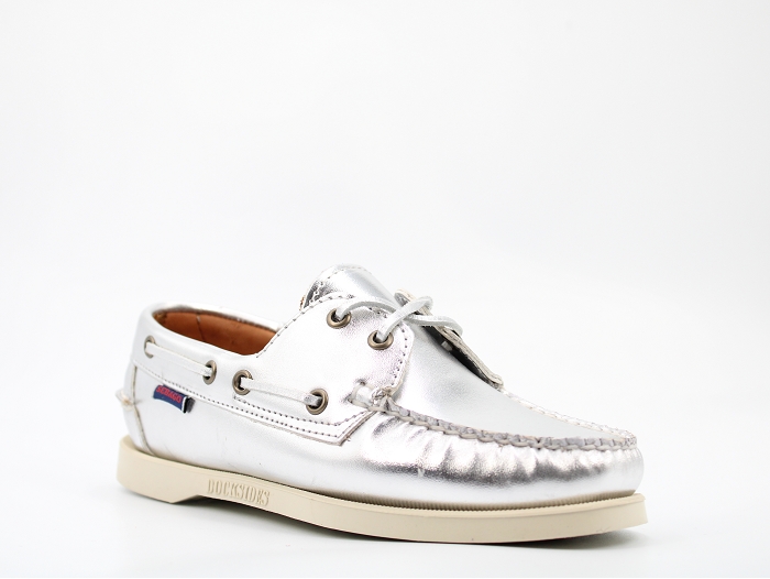 Sebago bateau docksides portland met argent2433901_2