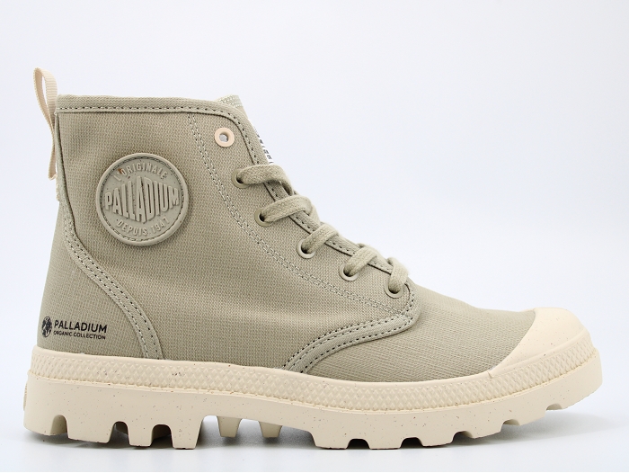 Palladium botte et bottine pampa hi zip organic vert