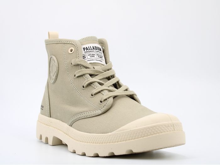 Palladium botte et bottine pampa hi zip organic vert2435901_2