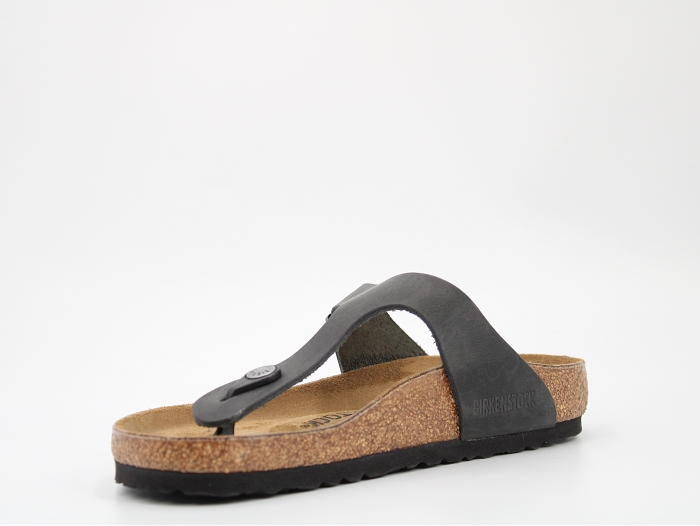 Birkenstock mule gizeh leoi noir2439501_4