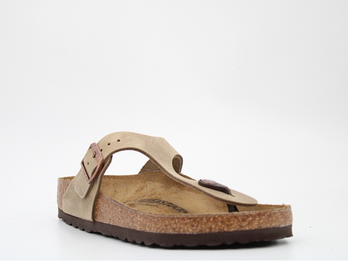 Birkenstock mule gizeh leoi marron2439502_2