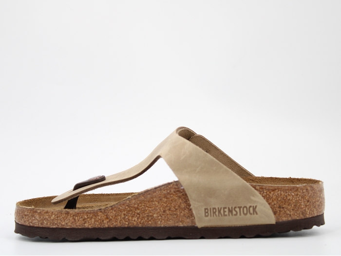 Birkenstock mule gizeh leoi marron2439502_3