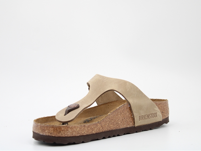 Birkenstock mule gizeh leoi marron2439502_4