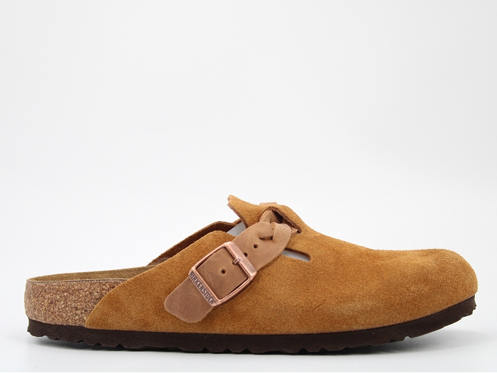 Birkenstock mule boston leve marron