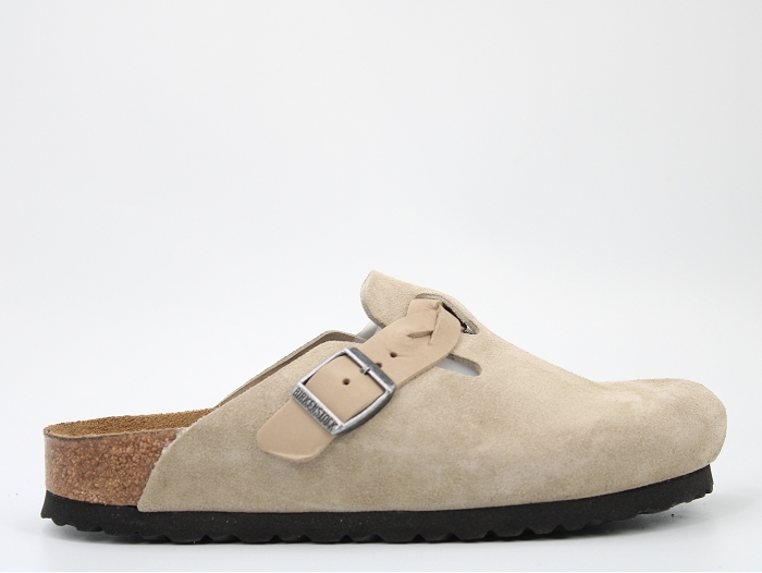 Birkenstock mule boston leve taupe