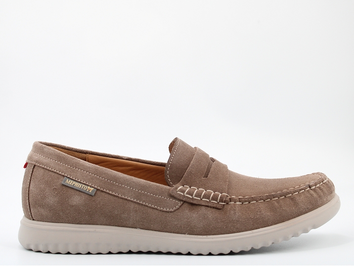 Mephisto mocassin titouan taupe