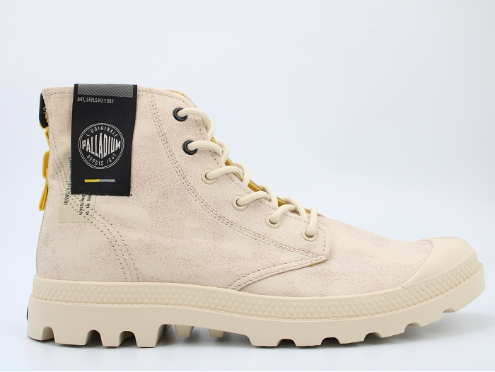 Palladium botte et bottine pampa surplus beige