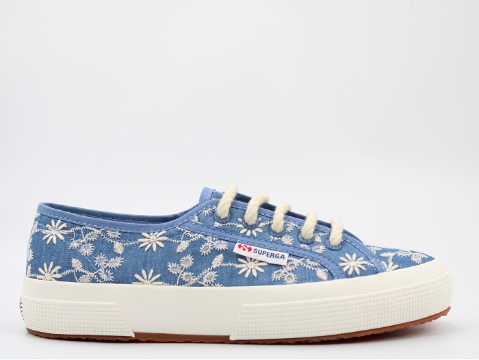 Superga sneakers 2750 flower sangallo s5137jw bleu