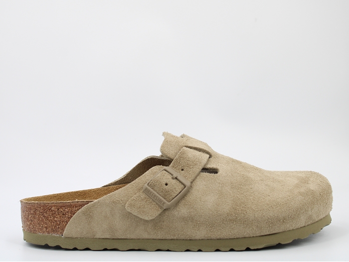 Birkenstock mule boston suede orange