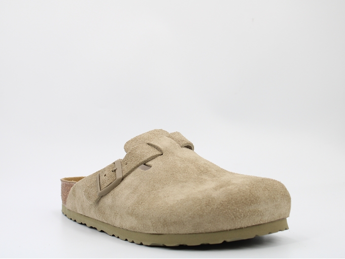 Birkenstock mule boston suede orange2479701_2