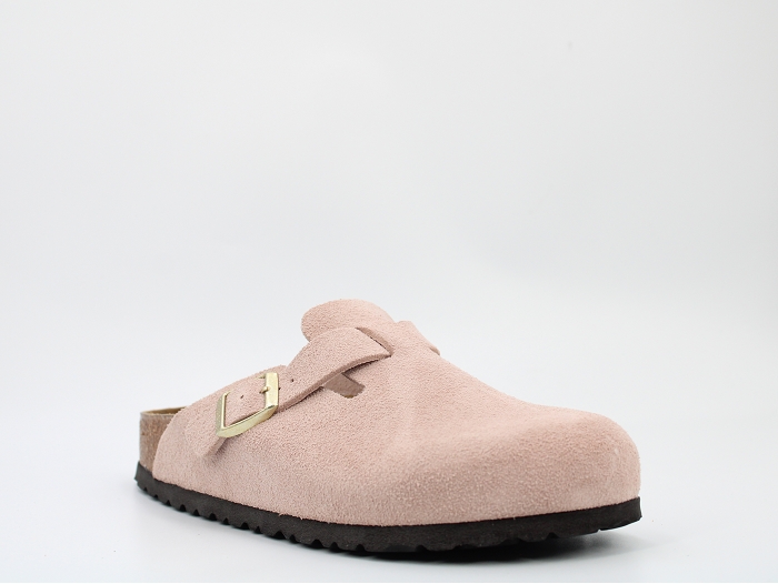 Birkenstock mule boston suede rose2479802_2