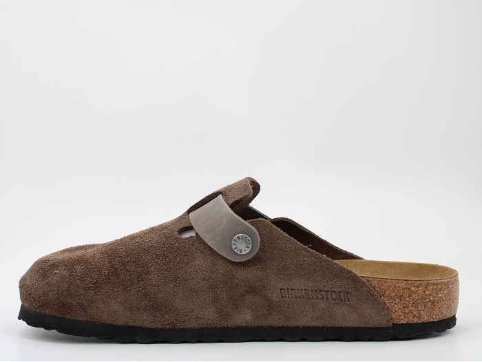Birkenstock mule boston suede gris2480002_3