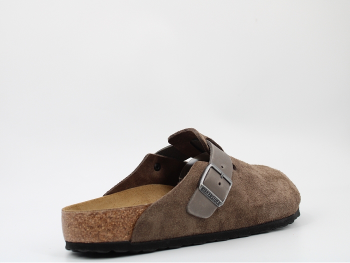 Birkenstock mule boston suede gris2480002_4
