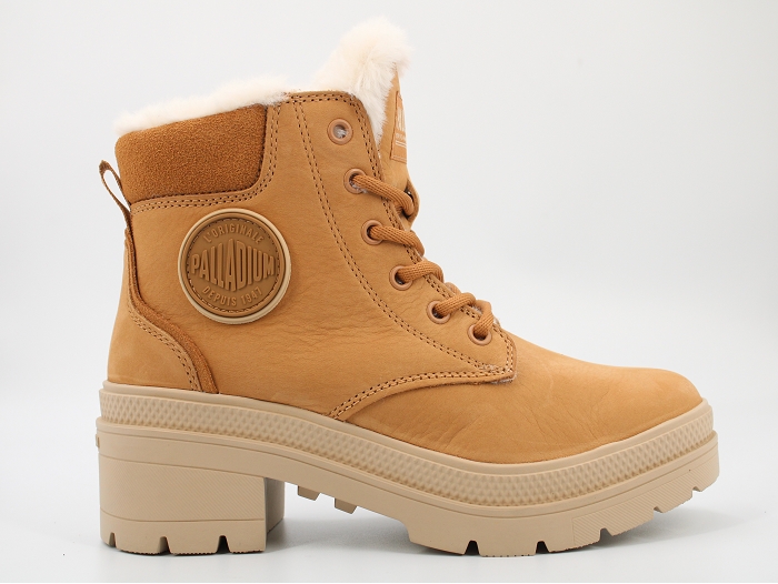 Palladium fourree pallarise nbk wl marron