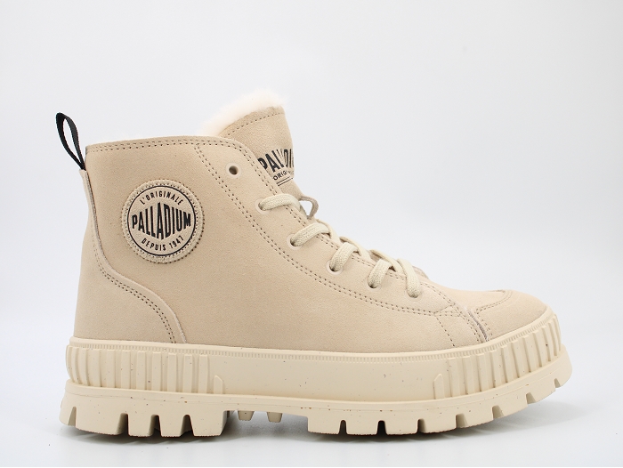 Palladium fourree pallashock zip warm taupe