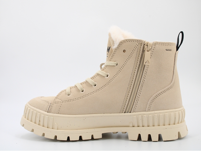 Palladium fourree pallashock zip warm taupe2482401_3
