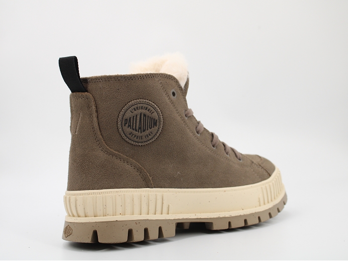 Palladium fourree pallashock zip warm gris2482402_4